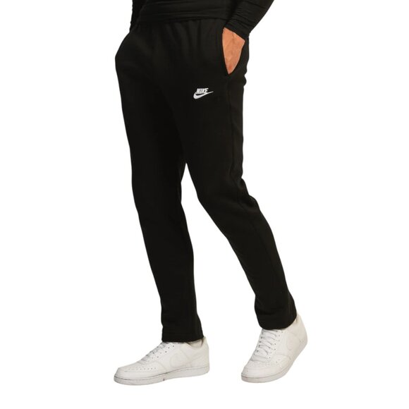 Nike Club Fleece Men's Sweatsuit 2 PC Tracksuit Matching Black Hoodie Pants NWT - Picture 3 of 14
